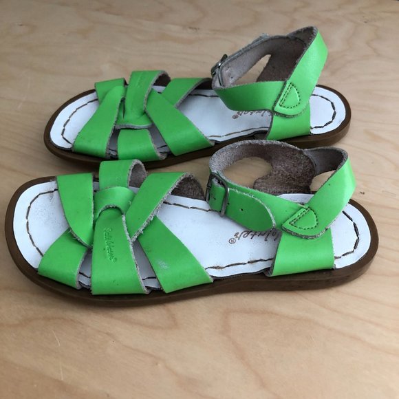 SALT WATER by Hoy Neon Green Sandals - Picture 3 of 7